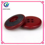 Red Color 4holes Round Resin Coat Button