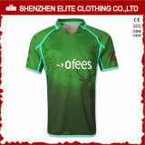 Customised Sublimated Fashion Green Rugby Jersey (ELTRJI-7)