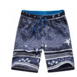 100% Polyester Full Dye Sublimated Mens Polyester Beach Shorts