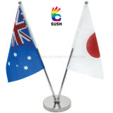 Custom Fabric Award Exchange Bunting Polyester Dest Table Flag (SS-TF7)