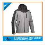 Custom Men Breathable Waterproof Jacket with Flexible Hood