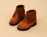 Flat High Quality Comfortable Gilrs Childrens Shoes Boots (K 33)