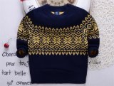 T1236 Fashion Kids Clothing 100% Cotton Round Neck Shirts Double-Layer Soft and Thick Boy Classical Long Sleeve Sweater Pullover Knitted.