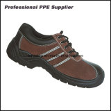 Low Cut Genuine Leather Steel Bottom Safety Shoes