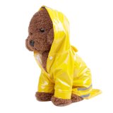 Dog Raincoat Lightweight Pet Puppy Rain Jacket Poncho with Snaps