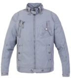 Men Polyester Fashion Pocket PC Long Sleeve Coat Jacket