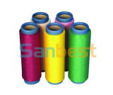 100% Colorful Continuous Polyester Textured Thread for Swimwear