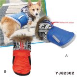 Pet Dog Clothes for Warm Fashion Hooded Jacket (YJ82302)