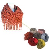 New Fashion Hollow Fringed Knit Lady Shawls