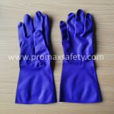 Purple Chemical Nitrile Gloves with En374