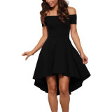 2018 Fashion Black All The Rage Skater Party Cocktail Dress