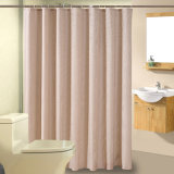Eco-Friendly Waterproof 100%Polyester Shower Curtain for Hotel (17F0056)