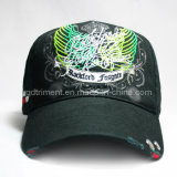 Grinding Washed Distressed Printing Embroidery Sport Baseball Cap (TRB032)