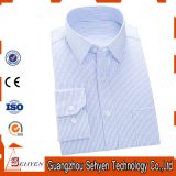 Men Light Blue Formal Business Dress Shirt of 100% Cotton