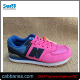 Pink Lace-up Comfortable Stock Sports Shoes Running Shoes Walking Shoes for Womens