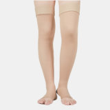 Chinese Factory Nylon and Spandex Non-Slip Graduated Thigh High Compression Stockings