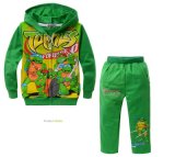 Boy's Two-Piecce Cartoon Sports Suit with Hood in Spring and Autumn in 2015
