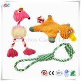 Small Dog Toy Set of 3 - Chew Cotton Rope Toys, Squeaky Dog Toy for Puppy