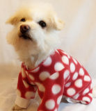 Red Polka DOT Fleece Dog Pajamas