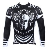 Cool Warrior Patterned Men's Long Sleeve Breathable Cycling Jersey