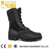2017 Fashion High Quality Black Leather Military Combat Boot