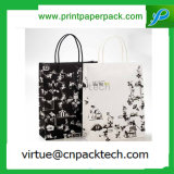 Recycling and Environmental Protection Twisted Shopping Paper Bag