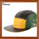 Colorful Leather Fitted 5 Panel Caps