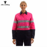 Pink Warning Hi Vis Breathable Acidproof ANSI Workwear for Women