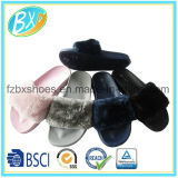 Plain Color with EVA Sole Slipper for Lady