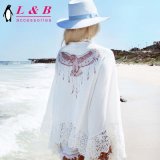 Embroidered Long-Sleeves Woman Lace Coat