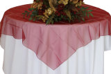 Organza Table Overlay/Table Cover/Tablecloth for Wedding Party Home Hotel Banquet Decorations