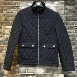 Diamond Quilted Navy Men Jacket Sy-1801