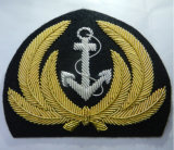 Hand Embroidery Bullion Wire Badges