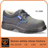 Men's Brand Name Leather Safety Shoes and Comfortable Working Boots Sc-2588