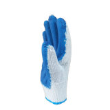 Blue Smooth Latex Finger Protect Gloves