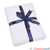White Soft Microfiber Terry Bath Towel