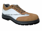 Suede & Micro-Fiber Leather Safety Shoes with Mesh Lining (HQ10010)
