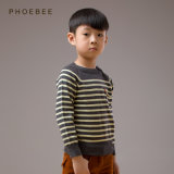 Phoebee Children Garment Boys Knitted Striped Sweaters for Spring/Autumn