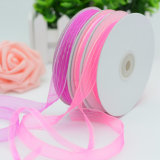 Wholesale Sheer Nylon Organza Ribbon for Bouquet Wrapping