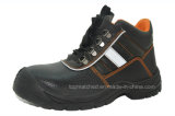 Steel Toe Smash-Proof Puncture-Proof Genuine Leather Safety Shoe