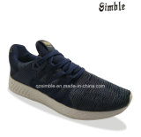 Man Large Size Athletic Sports Running Shoes with Breathable Mesh Upper (17491)