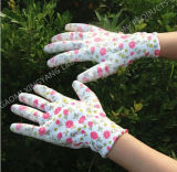 Garden Natrile Coated Glove Labor Protective Safety Work Gloves (N6005)