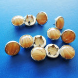 10mm Resin Cap Prong Snap Button for Clothing (HDSN-4)