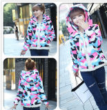 New Arrival Padded High Quality Camouflage Down Coat with Hood
