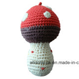 Eco Friendly Hand Crochet Cute Rattle Toy   Amigurumi Mushroom