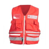 Hot Sale Multi-Pocket Security Work Vest Hi Vis Safety Vest (UF241W)