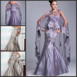 Tulle Shawl Satin Mother of The Bride Dress Lace Shawl Evening Dresses B1419