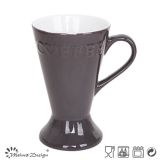 Embossed Logo Coffee Mug with Footed