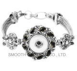Diamond DIY Jewelry Accessories Rhinestone Bangle Snap Chain Bracelet Button
