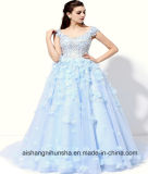 New Luxury High-Grade Colorful Lace Flower Wedding Dress